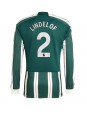 Manchester United Victor Lindelof #2 Replika Borta Kläder 2023-24 Långärmad